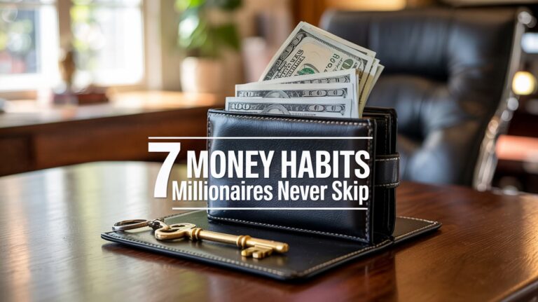 7 MONEY HABITS MILLIONAIRES NEVER SKIP