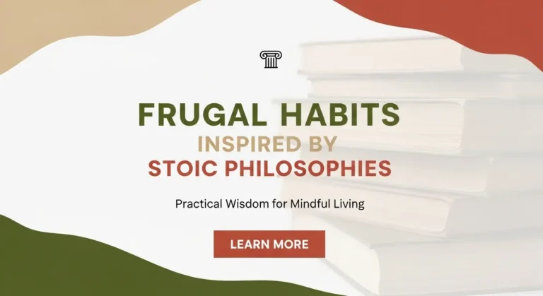 Ancient Wisdom, Modern Wealth: Frugal Habits Inspired by Stoic Philosophies