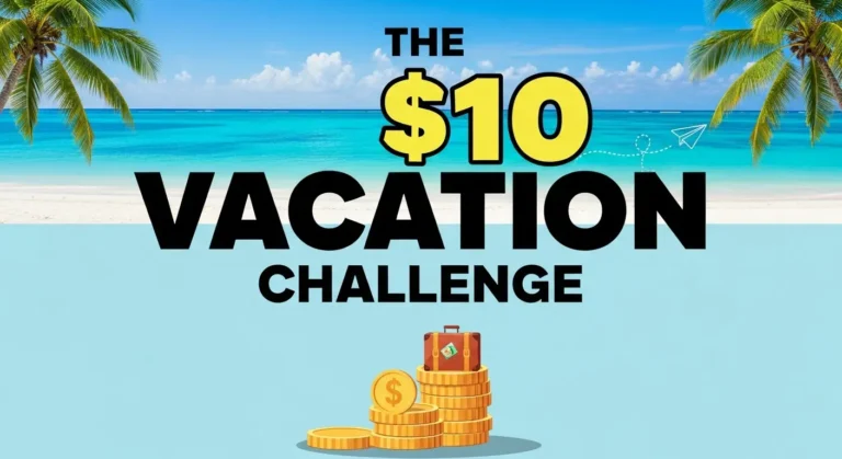 The $10 Vacation Challenge: Epic Fun At Home!