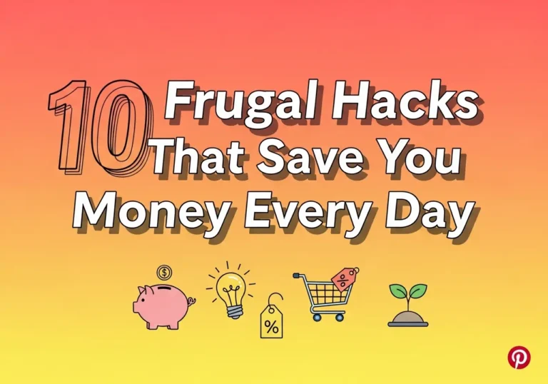 10 Frugal Hacks That Save You Money Every Day