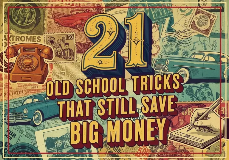 21 Old School Tricks That Still Save Big Money